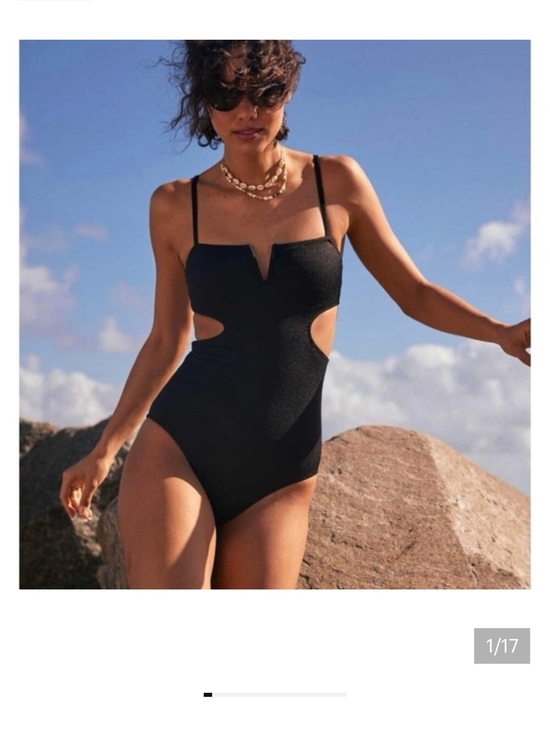 aerie Other - aerie Cutout Black One-Piece Swimsuit Size Medium